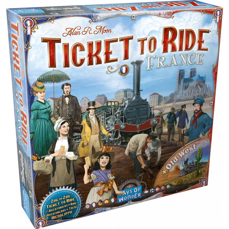 TICKET TO RIDE - FRANCE + OLD WEST TICKET TO RIDE - FRANCE + OLD WEST