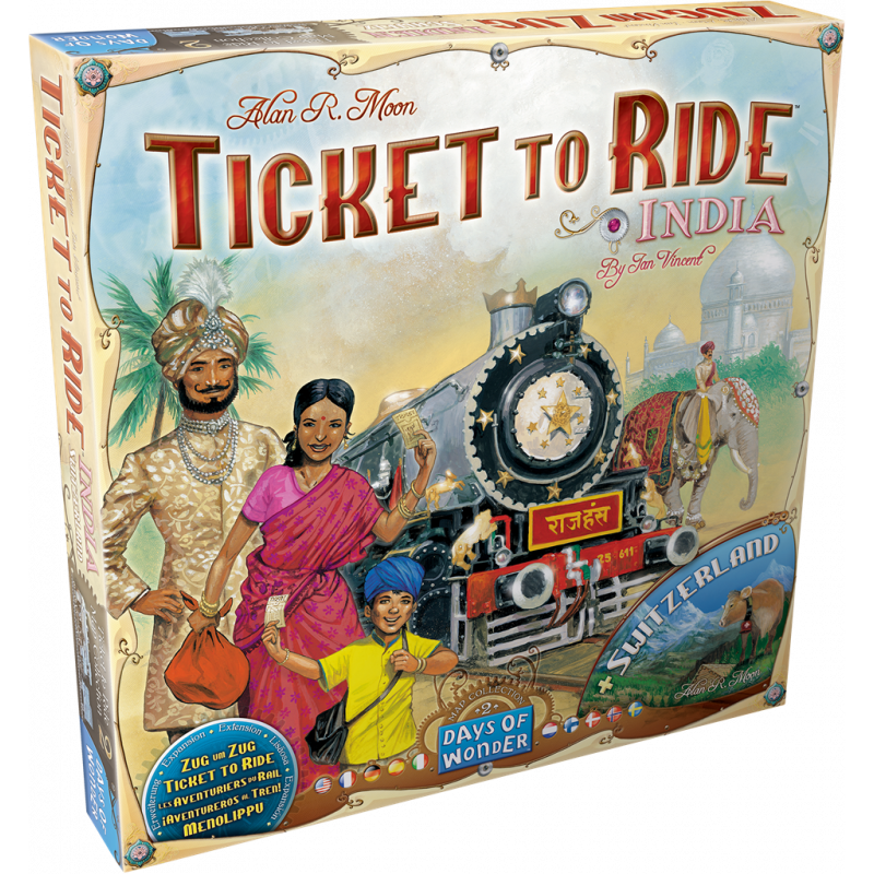 TICKET TO RIDE - INDIA / SWITZERLAND