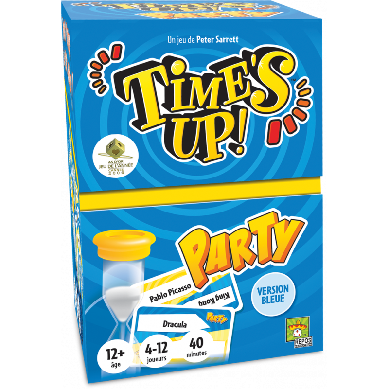 TIME'S UP PARTY BLEU TIME'S UP PARTY BLEU