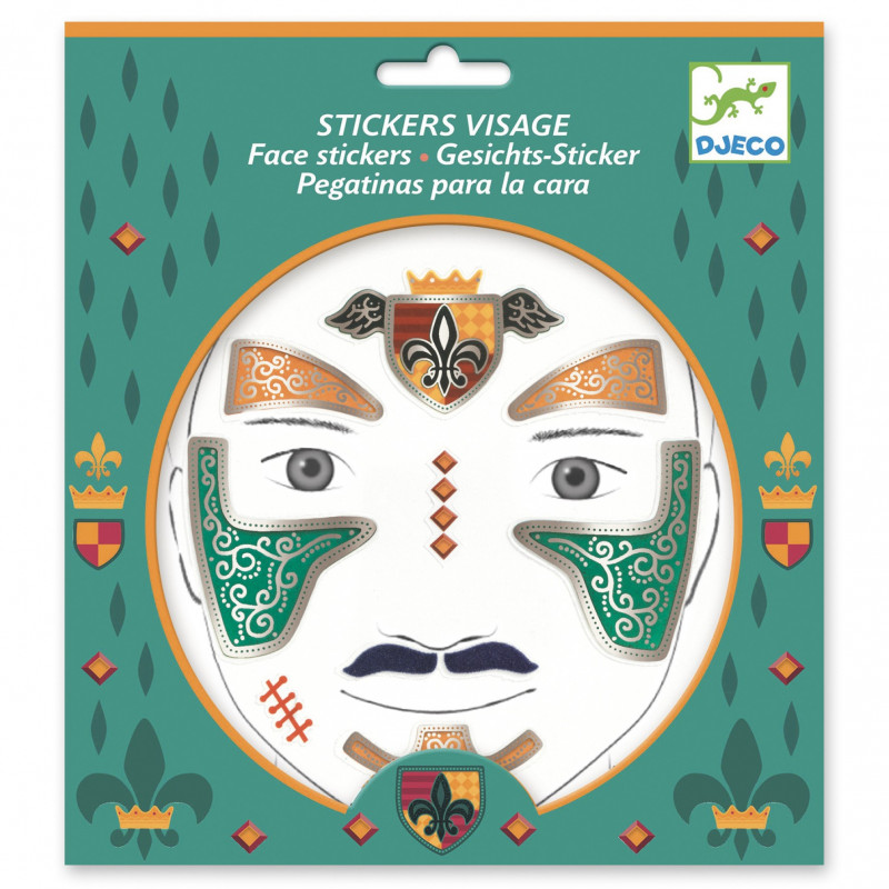 FACE STICKERS - KNIGHT