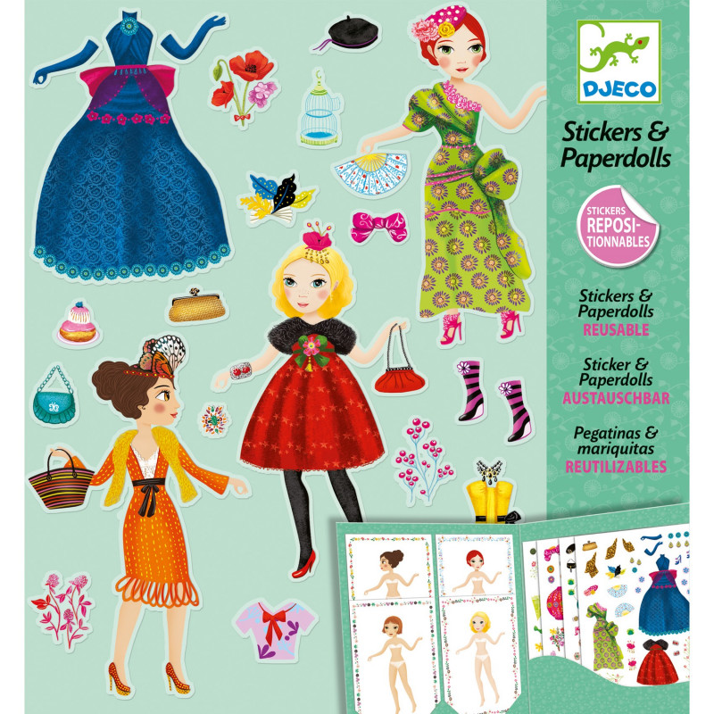 STICKERS & PAPERDOLLS - MASSIVE FASHION STICKERS & PAPERDOLLS - MASSIVE FASHION