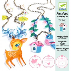 PLASTIQUE MAGIQUE - BIJOUX LE FAON ET L'OISEAU