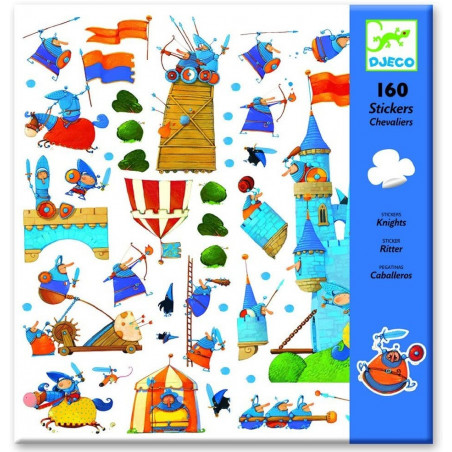 160 STICKERS CHEVALIERS 