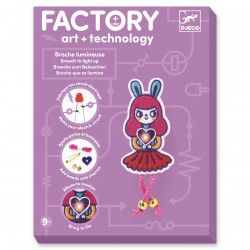 FACTORY BROCHE LUMINEUSE - BUNNY GIRL