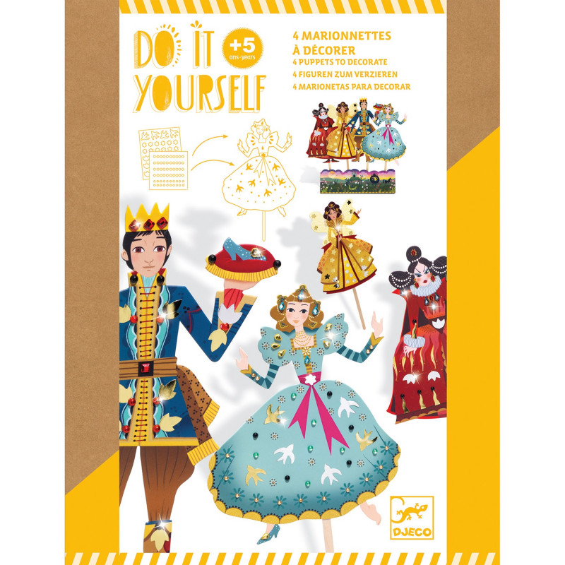 PUPPETS TO DECORATE - CINDERELLA