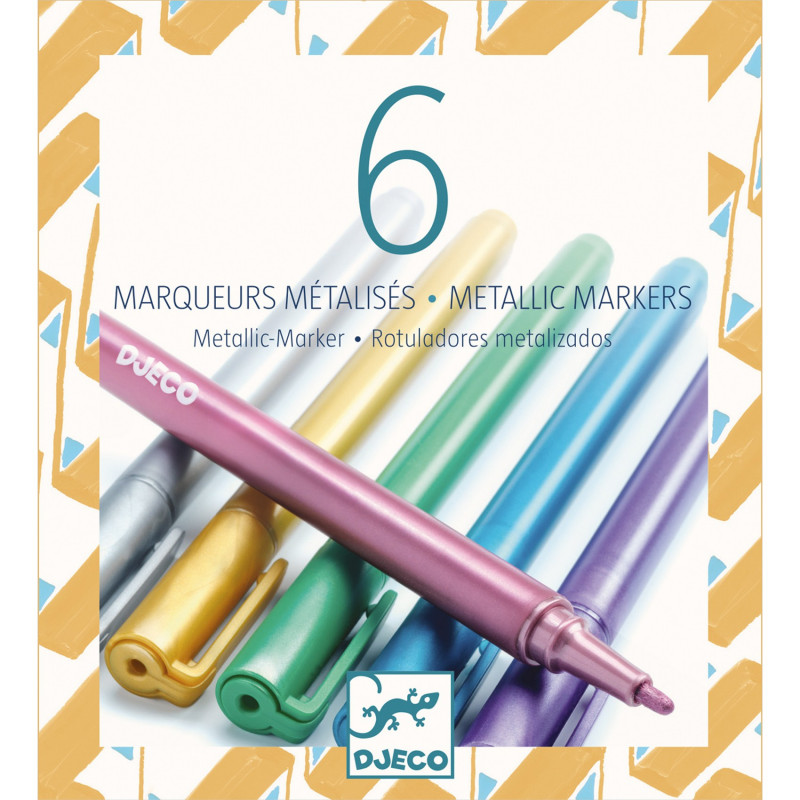 6 METALLIC MARKERS 6 METALLIC MARKERS