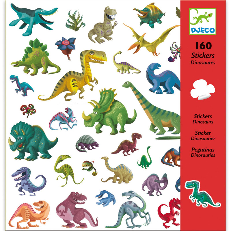 STICKERS PAPIER - DINOSAURES