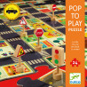 POP TO PLAY PUZZLE - THE CITY 24  PCS