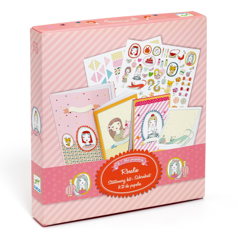 COFFRET PAPETERIE - ROSALIE