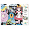 VELVET COLOURING FRIEZE - SWEET PARADE