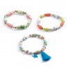 PERLES DE PAPIER - BRACELETS DE PRINTEMPS