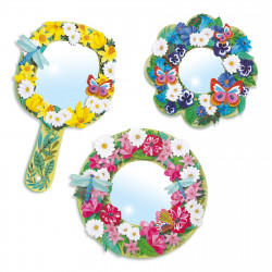 MIRRORS TO DECORATE - PRETTY FLOWERS