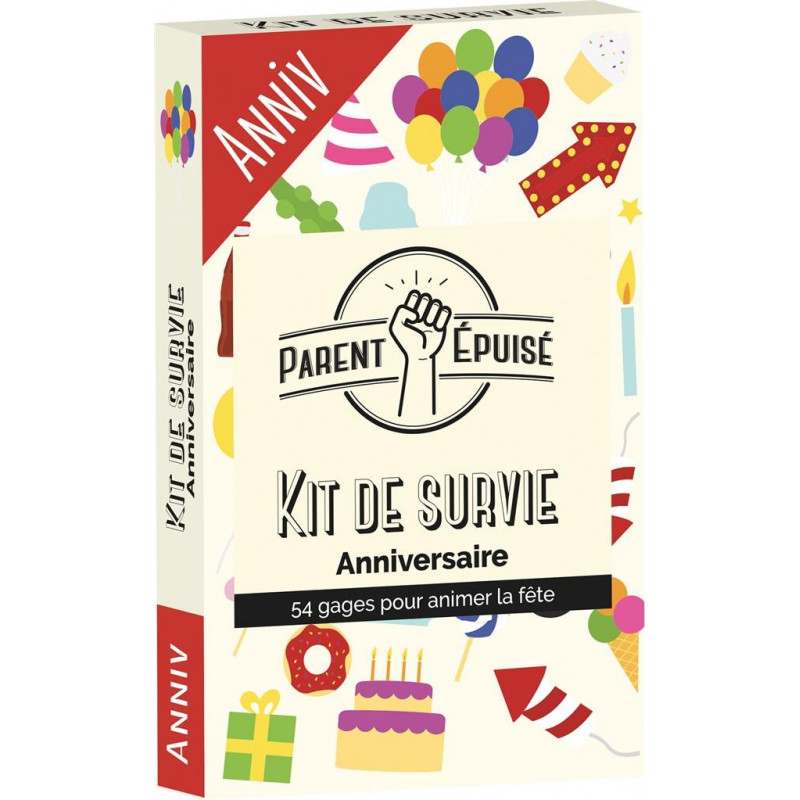 PARENT EPUISE : KIT DE SURVIE ANNIVERSAIRE