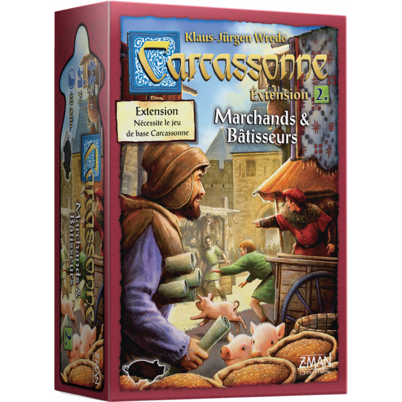 CARCASSONNE EXT. 2 : MARCHANDS ET BATISSEURS