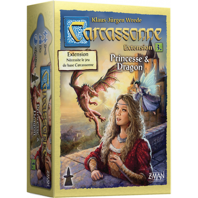 CARCASSONNE EXT. 3 : PRINCESSE ET DRAGON