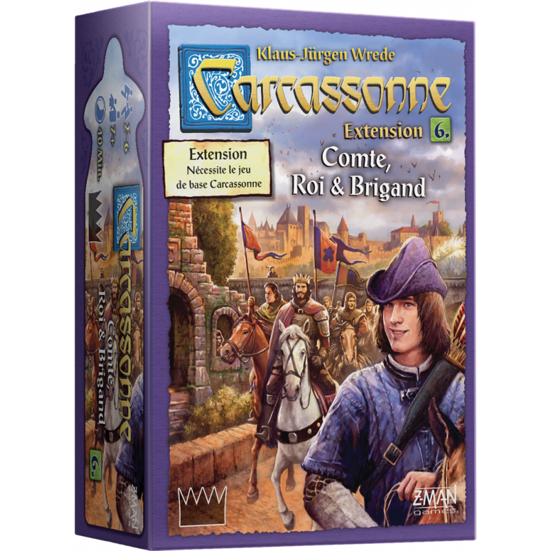 CARCASSONNE EXT. 6 : COMTE, ROI ET BRIGANDS