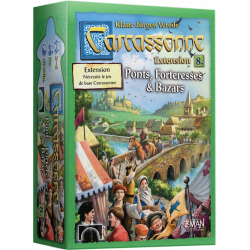 CARCASSONNE EXT. 8 : PONTS, FORTERESSES & BAZARS