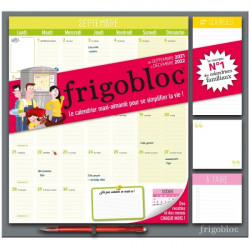 FRIGOBLOC CALENDRIER MENSUEL D'ORGANISATION FAMILIALE 2021-2022