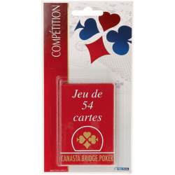 JEU DE 54 CARTES COMPETITION FRANCE CARTES