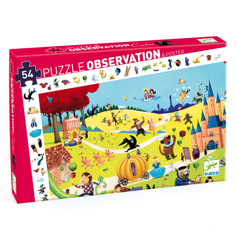 OBSERVATION PUZZLE - TALES 54 PCS