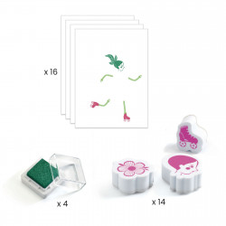 MIX & MATCH STAMPS - FLOWER GIRLS