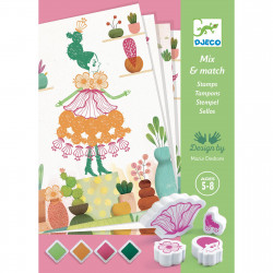 MIX & MATCH STAMPS - FLOWER GIRLS