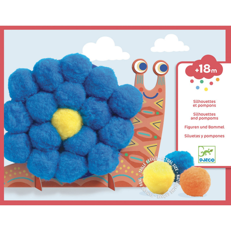 SILHOUETTES ET POMPONS - ANIMAUX TOUT DOUX SILHOUETTES ET POMPONS - ANIMAUX TOUT DOUX