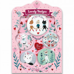 LOVELY BADGES - CATS