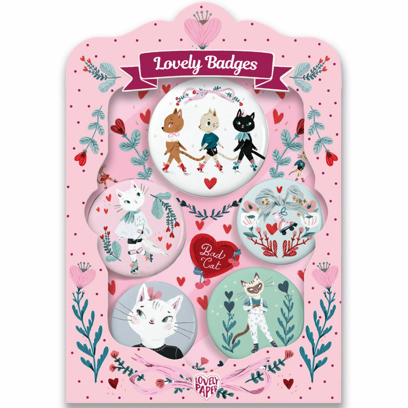 LOVELY BADGES - CATS LOVELY BADGES - CATS