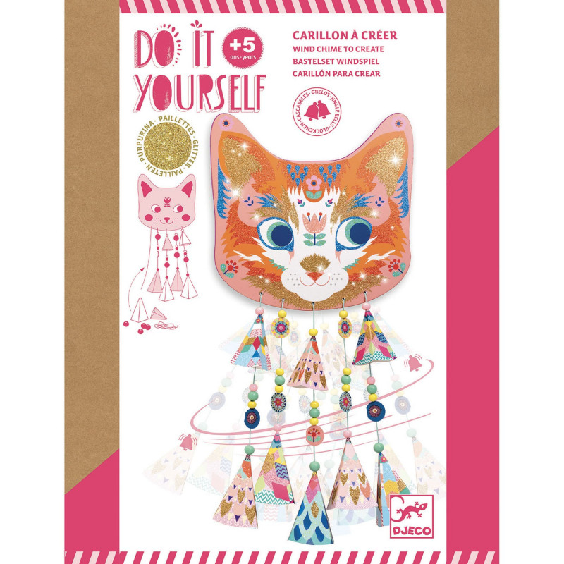 WIND CHIME TO CREATE - KITTY WIND CHIME TO CREATE - KITTY