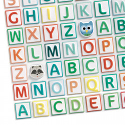 PUFFY STICKERS - ALPHABET