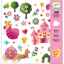 160 STICKERS PRINCESSE