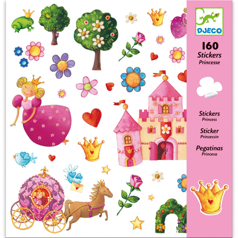 160 STICKERS PRINCESSE