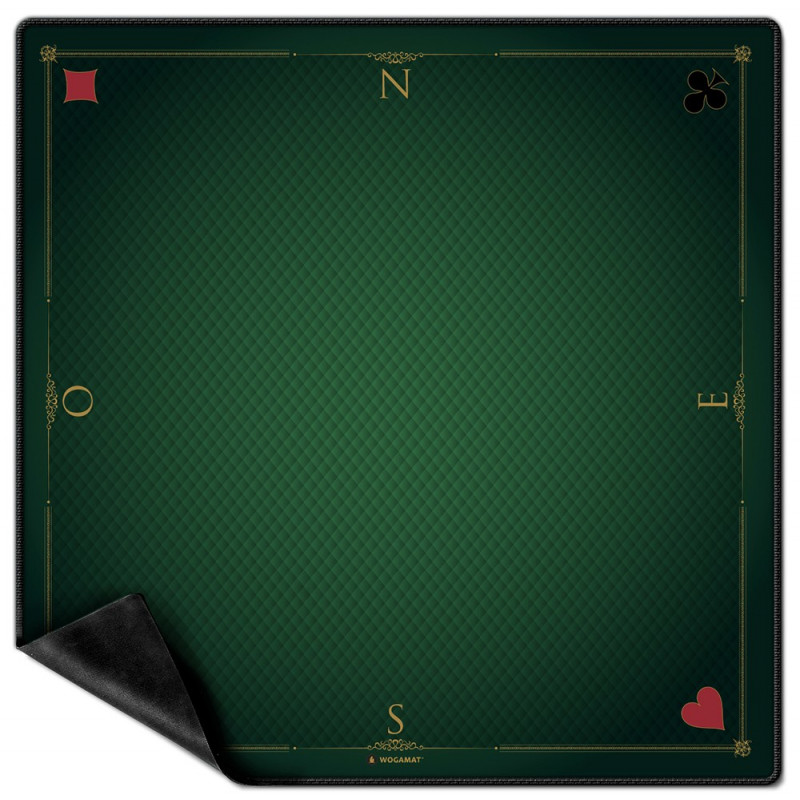 TAPIS DE CARTES PRESTIGE VERT (60 X 60 CM)