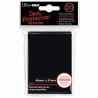 50 PROTEGE-CARTES STANDARD NOIR 66x91 MM