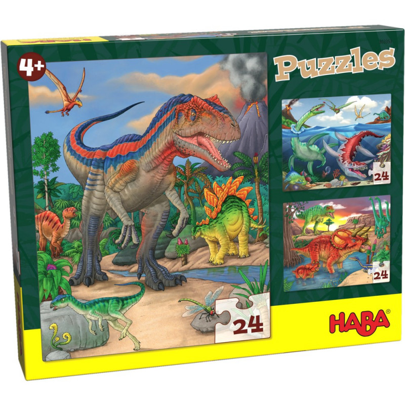 PUZZLES DINOSAURS 24 PCS