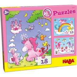 PUZZLES UNICORN GLITTERLUCK