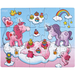 PUZZLES UNICORN GLITTERLUCK