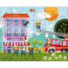 PUZZLES MA PETITE CASERNE DE POMPIERS