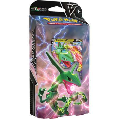 POKEMON DECK COMBAT V - RAYQUAZA-V OU BRUYVERNE-V