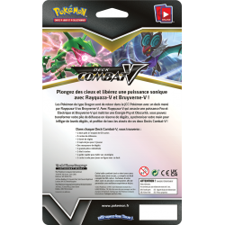 POKEMON DECK COMBAT V - RAYQUAZA-V OU BRUYVERNE-V