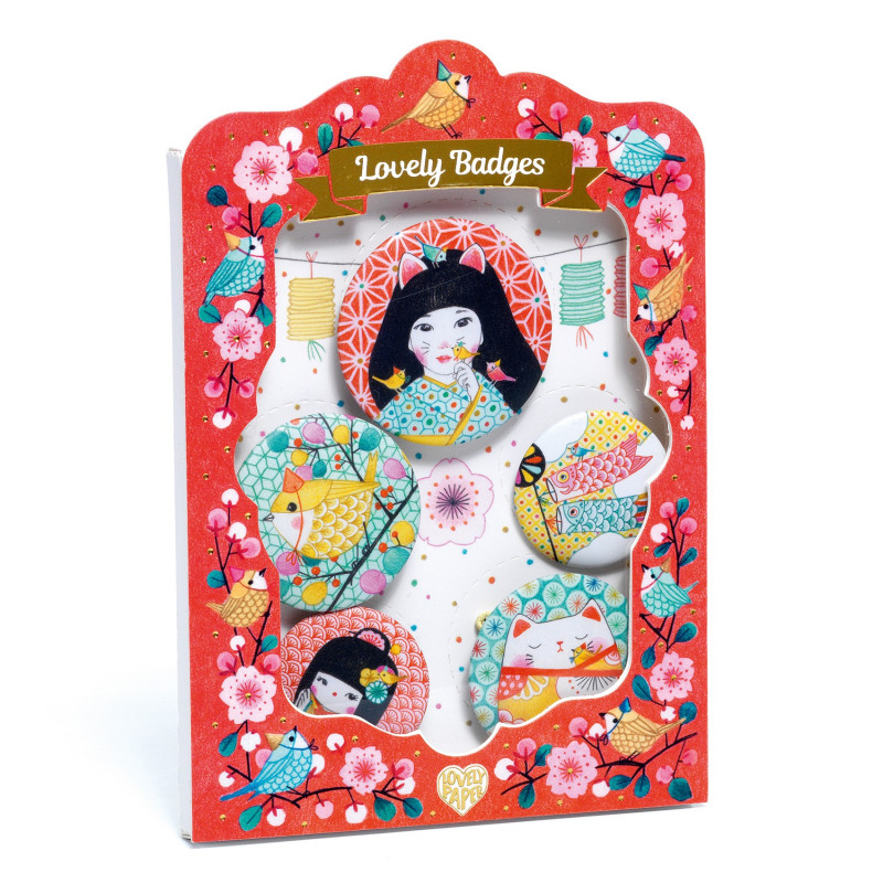 JAPAN LOVELY BADGES JAPAN LOVELY BADGES