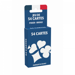 JEU DE 54 CARTES POKER / BRIDGE BASIC ECOPACK