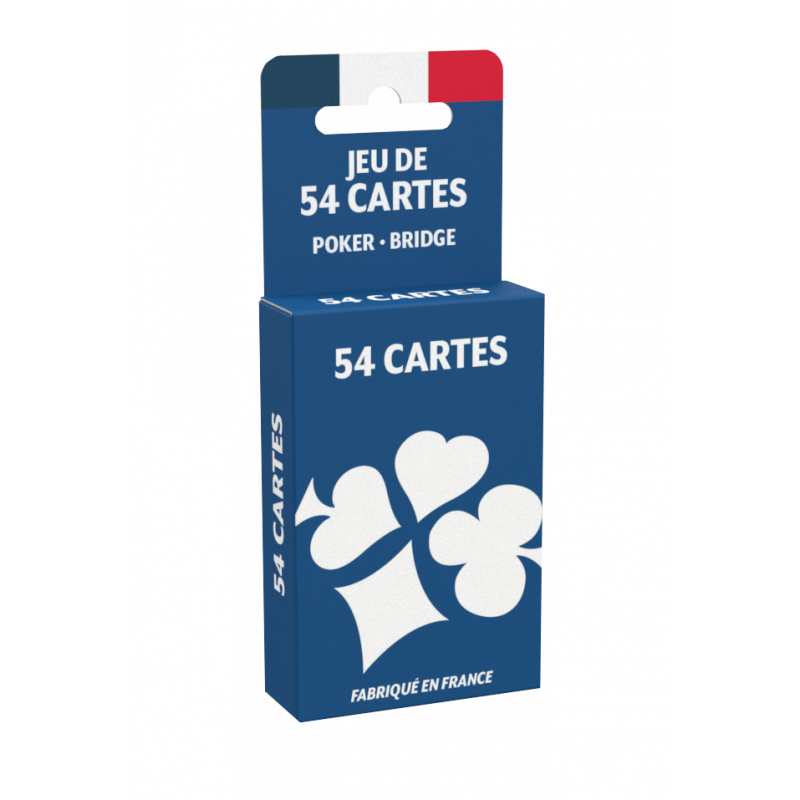 JEU DE 54 CARTES POKER / BRIDGE BASIC ECOPACK