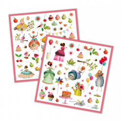 PAPER STICKERS - PRINCESS TEA PARTY