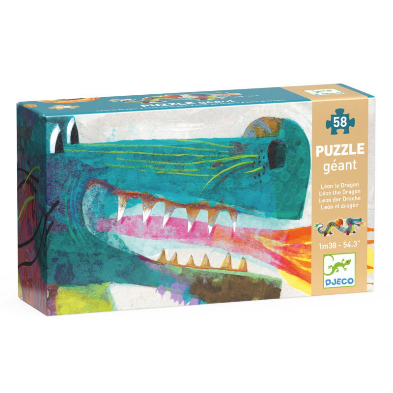 GIANT PUZZLE - LEON THE DRAGON 58 PCS