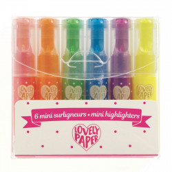 6 MINI HIGHLIGHTERS