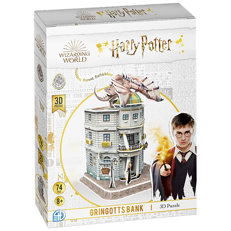 3D MODEL KIT HARRY POTTER : LA BANQUE DE GRINGOTTS