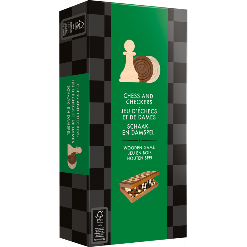 JEU D'ECHECS ET DAMES PLIABLE JEU D'ECHECS ET DAMES PLIABLE
