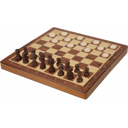 JEU D'ECHECS ET DAMES PLIABLE